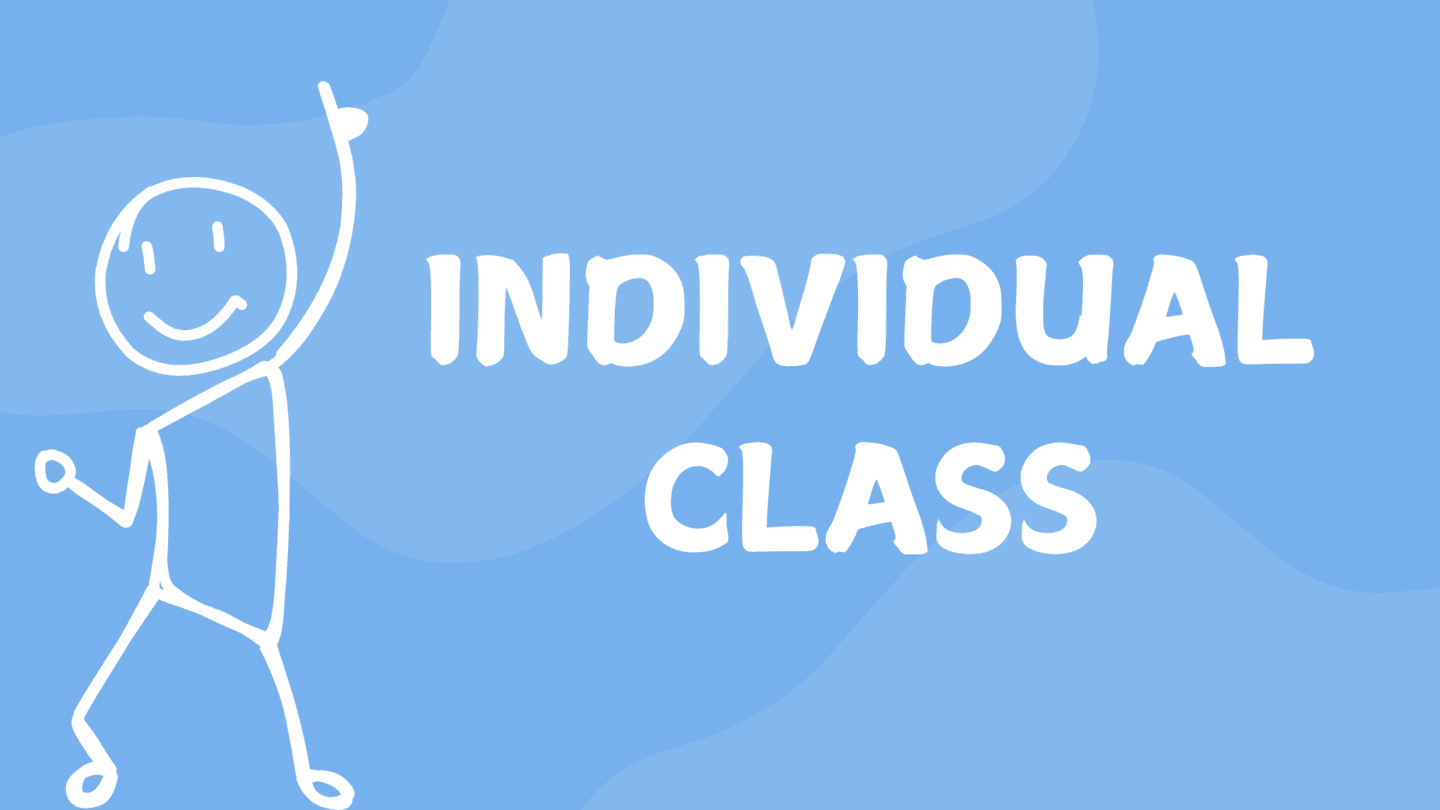 Polish with Adrian – Individual Class logo with a stick figure raising one finger